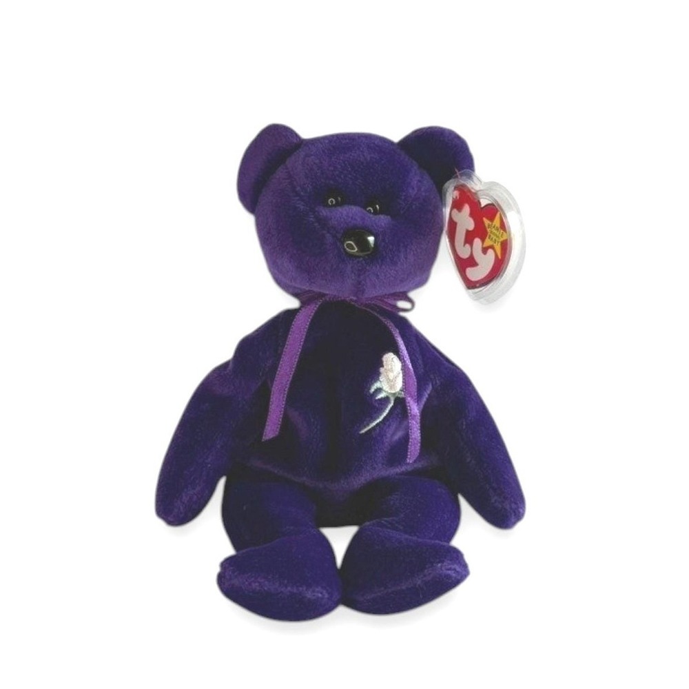 Princess the Bear Ty Beanie Baby | Royal Princess Tribute | Mint Heart Tag